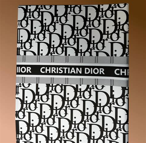 christian dior flower wrapping paper.